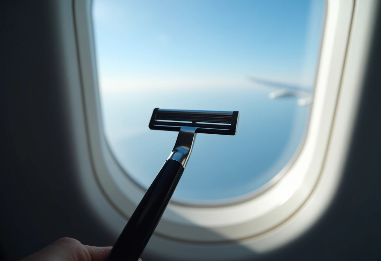 Le secret du rasoir en avion un guide essentiel pour les voyageurs avisés