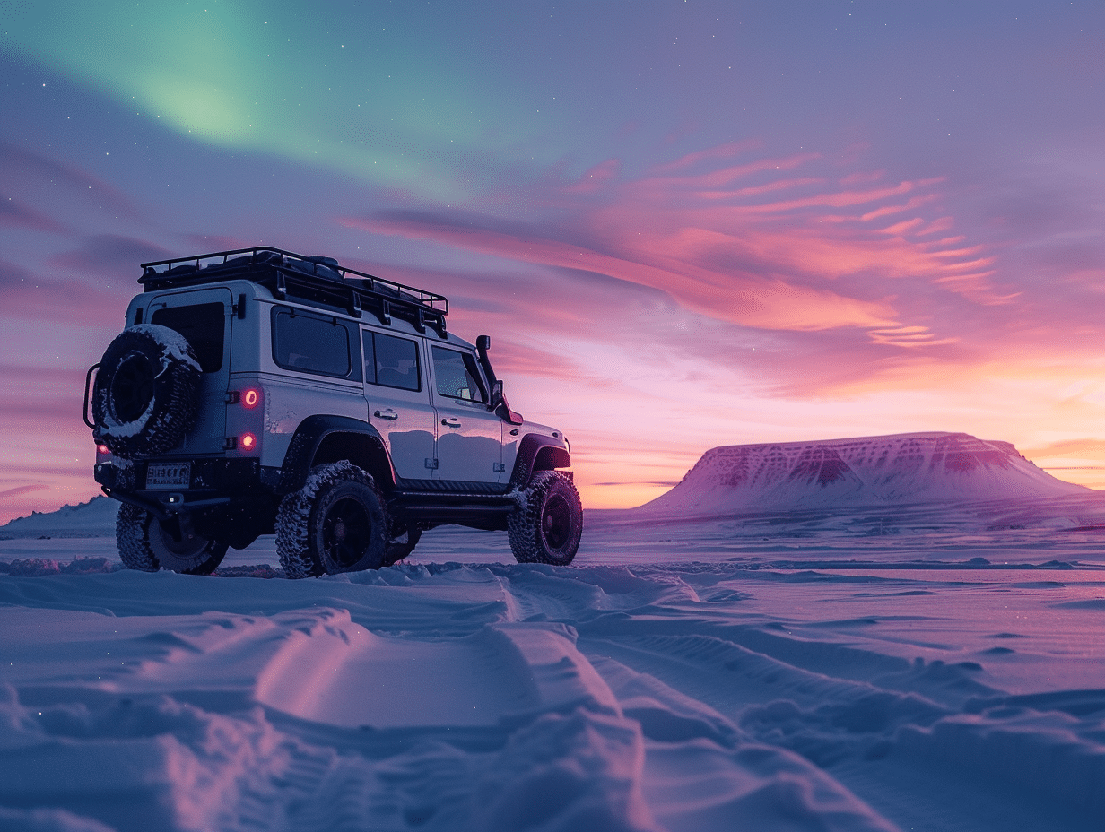 Location de voiture en Islande hivernale : les meilleurs choix