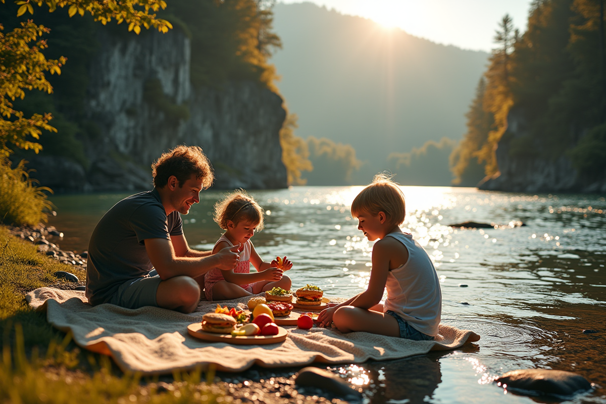 montagne famille