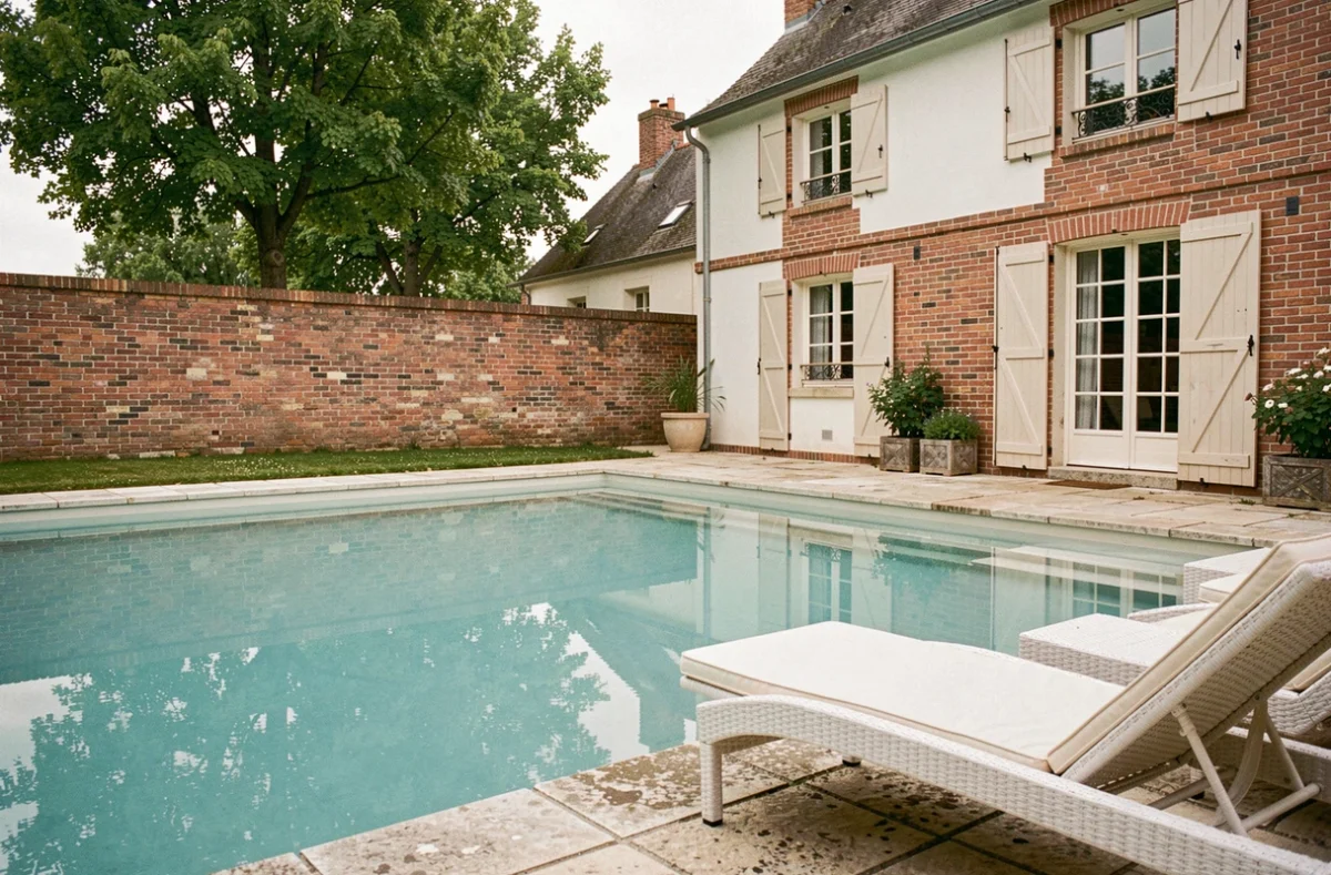 Piscine privée romantique du Spa'tio à Lillers, idéale pour les couples en séjour dans le Nord
